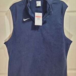 Nike Men's Sleeveless Navy Therma-Fit Vest